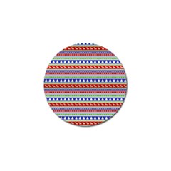Christmas-color-stripes Pattern Golf Ball Marker (4 Pack) by Amaryn4rt