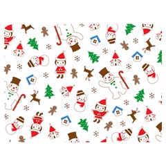 Christmas Shading Pattern Two Sides Premium Plush Fleece Blanket (extra Small) by Amaryn4rt