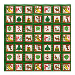Christmas-paper-christmas-pattern Banner and Sign 4  x 4 