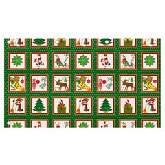 Christmas-paper-christmas-pattern Banner and Sign 7  x 4 