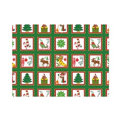 Christmas-paper-christmas-pattern Premium Plush Fleece Blanket (Mini)