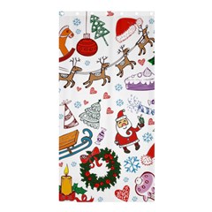 Christmas Theme Decor Illustration Pattern Shower Curtain 36  X 72  (stall)  by Amaryn4rt