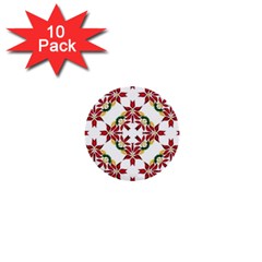 Christmas-wallpaper-background 1  Mini Buttons (10 Pack)  by Amaryn4rt