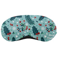 Seamless-pattern-with-berries-leaves Sleep Mask by Amaryn4rt