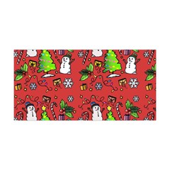 Santa Snowman Gift Holiday Christmas Cartoon Yoga Headband by Amaryn4rt