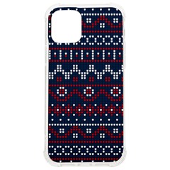 Christmas-concept-with-knitted-pattern Iphone 12/12 Pro Tpu Uv Print Case by Amaryn4rt