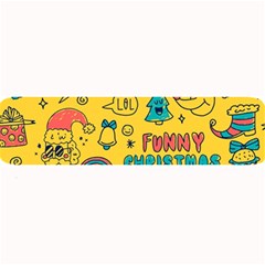 Colorful-funny-christmas-pattern Cool Ho Ho Ho Lol Large Bar Mat by Amaryn4rt