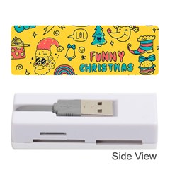 Colorful-funny-christmas-pattern Cool Ho Ho Ho Lol Memory Card Reader (stick) by Amaryn4rt