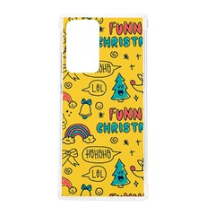 Colorful-funny-christmas-pattern Cool Ho Ho Ho Lol Samsung Galaxy Note 20 Ultra Tpu Uv Case by Amaryn4rt