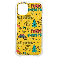 Colorful-funny-christmas-pattern Cool Ho Ho Ho Lol Iphone 12 Mini Tpu Uv Print Case	 by Amaryn4rt