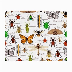 Insects-seamless-pattern Small Glasses Cloth (2 Sides) by Amaryn4rt