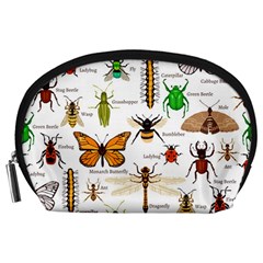 Insects-seamless-pattern Accessory Pouch (large) by Amaryn4rt