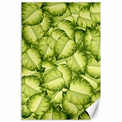 Seamless-pattern-with-green-leaves Canvas 24  X 36 