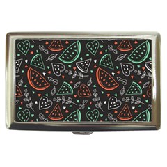 Seamless-vector-pattern-with-watermelons-mint -- Cigarette Money Case by Amaryn4rt