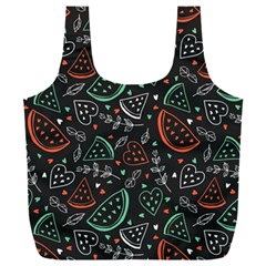 Seamless-vector-pattern-with-watermelons-mint -- Full Print Recycle Bag (xxxl) by Amaryn4rt