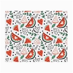 Seamless-vector-pattern-with-watermelons-mint Small Glasses Cloth (2 Sides) by Amaryn4rt
