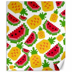 Watermelon-pattern-se-fruit-summer Canvas 20  X 24  by Amaryn4rt