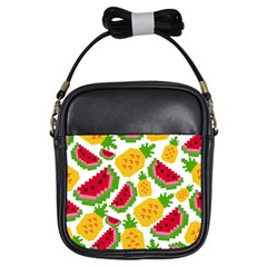 Watermelon-pattern-se-fruit-summer Girls Sling Bag by Amaryn4rt