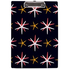 Sea-stars-pattern-sea-texture A4 Acrylic Clipboard by Amaryn4rt