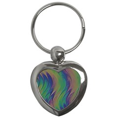 Texture-abstract-background Key Chain (heart) by Amaryn4rt