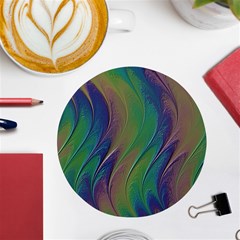 Texture-abstract-background Uv Print Round Tile Coaster by Amaryn4rt