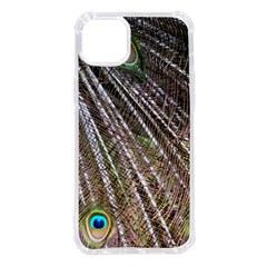 Peacock-feathers-pattern-colorful Iphone 14 Plus Tpu Uv Print Case by Amaryn4rt