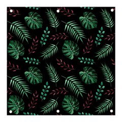 Abstract-seamless-pattern-with-tropical-leaves-hand-draw-texture-vector Banner And Sign 3  X 3  by Amaryn4rt