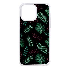 Abstract-seamless-pattern-with-tropical-leaves-hand-draw-texture-vector Iphone 14 Pro Max Tpu Uv Print Case by Amaryn4rt