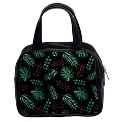Abstract-seamless-pattern-with-tropical-leaves Classic Handbag (two Sides) by Amaryn4rt