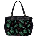 Seamless Bakery Vector Pattern Oversize Office Handbag (2 Sides) Front