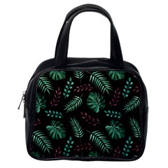 Tropical Leaves Pattern Classic Handbag (one Side) by Amaryn4rt