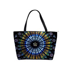 Mandala Floral Wallpaper Rose Window Strasbourg Cathedral France Classic Shoulder Handbag