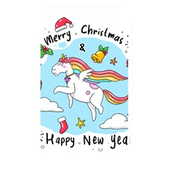 Merry Christmas Xmas Doodle Sketch Cartoon Unicorn Memory Card Reader (rectangular) by Pakjumat