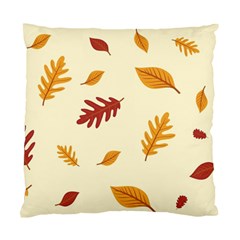 Leaves Autumn Fall Background Standard Cushion Case (two Sides) by Pakjumat