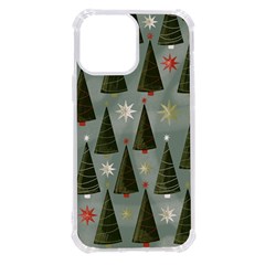 Christmas Trees Pattern Wallpaper Iphone 13 Pro Max Tpu Uv Print Case by Pakjumat