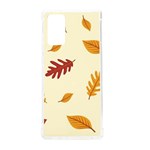 Leaves Autumn Fall Background Samsung Galaxy Note 20 TPU UV Case Front