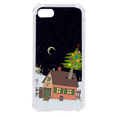 House Tree Man Moon Night Stars Iphone Se by Pakjumat