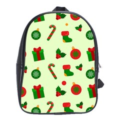 Festive Background Holiday Background School Bag (xl) by Pakjumat