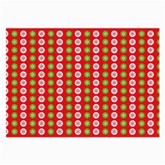 Festive Pattern Christmas Holiday Large Glasses Cloth (2 Sides)