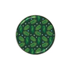 Leaves Snowflake Pattern Holiday Hat Clip Ball Marker (10 Pack) by Pakjumat