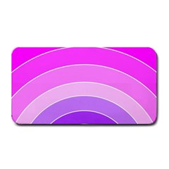 Pink Rainbow Purple Design Pattern Medium Bar Mat by Pakjumat