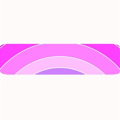 Pink Rainbow Purple Design Pattern Large Bar Mat by Pakjumat