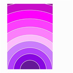 Pink Rainbow Purple Design Pattern Small Garden Flag (two Sides) by Pakjumat