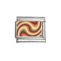 Twirl Swirl Waves Pattern Italian Charm (9mm) by Pakjumat