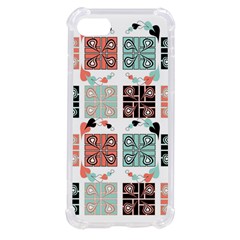 Mint Black Coral Heart Paisley Iphone Se by Pakjumat