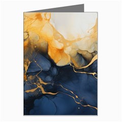 Abstract Marble Design Background Greeting Card by Pakjumat