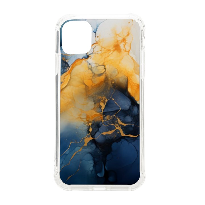 Abstract Marble Design Background iPhone 11 TPU UV Print Case