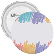 Border Frame Colorful Brush Strokes 3  Buttons by Pakjumat