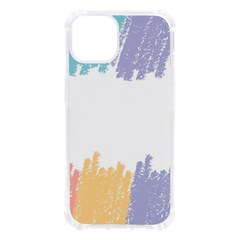 Border Frame Colorful Brush Strokes Iphone 13 Tpu Uv Print Case by Pakjumat