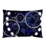 Continents Stars Networks Internet Pillow Case (Two Sides) Back